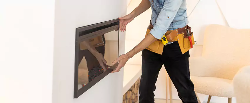 Metal Fireplace Installation in Titusville, Florida