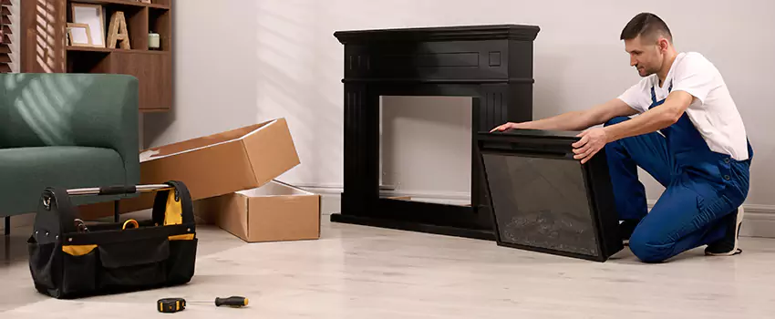 Old Rusted Metal Fireplace Repair And Replacement in Titusville, FL