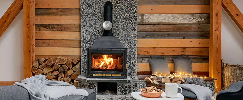 Thelin Hearth Products Direct Vent Gas Stove Fireplace Inspection in Titusville, Florida